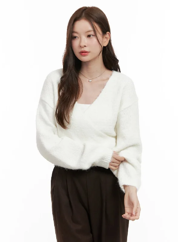 WrapMe Up V-Neck Sweater OD403