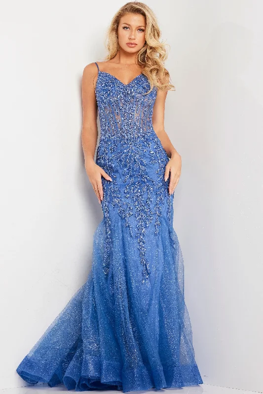 Jovani 37416 Long Formal Mermaid Prom Dress