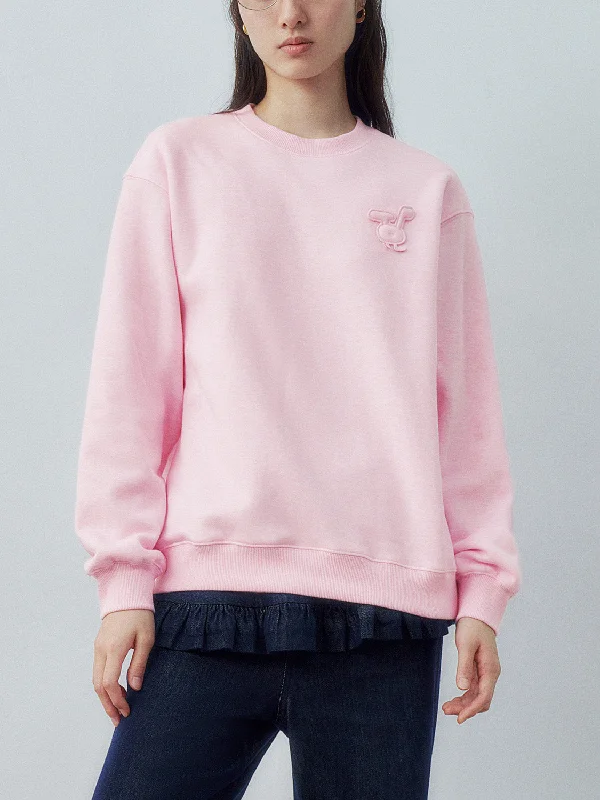 Crew Neck Loose Sweatshirts