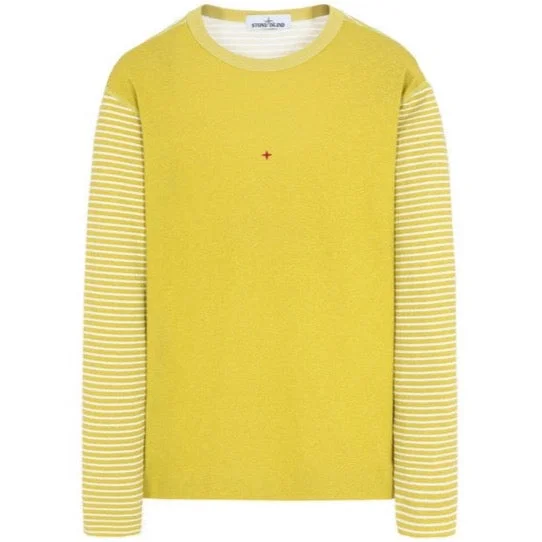 Stone Island Marina Yellow Long Sleeve Tee