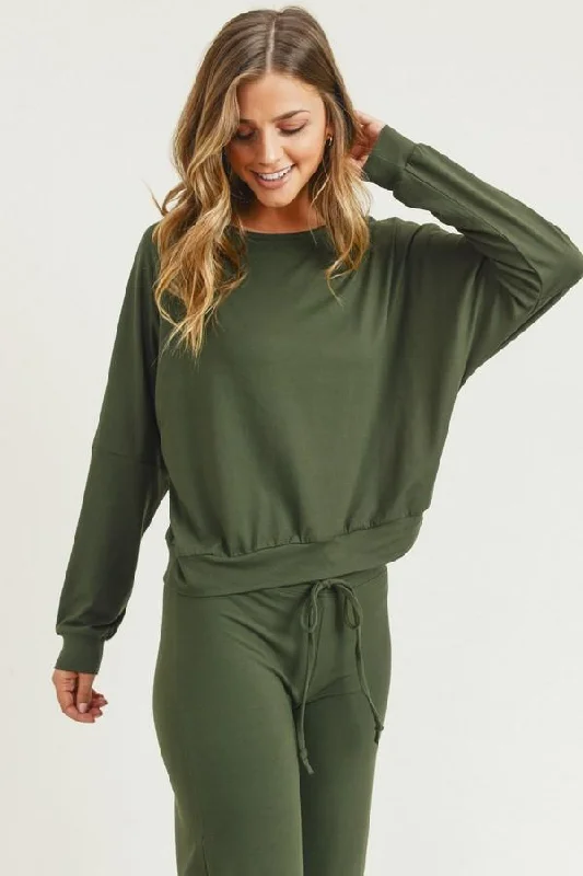 Comfy Long Sleeve Loungewear Top