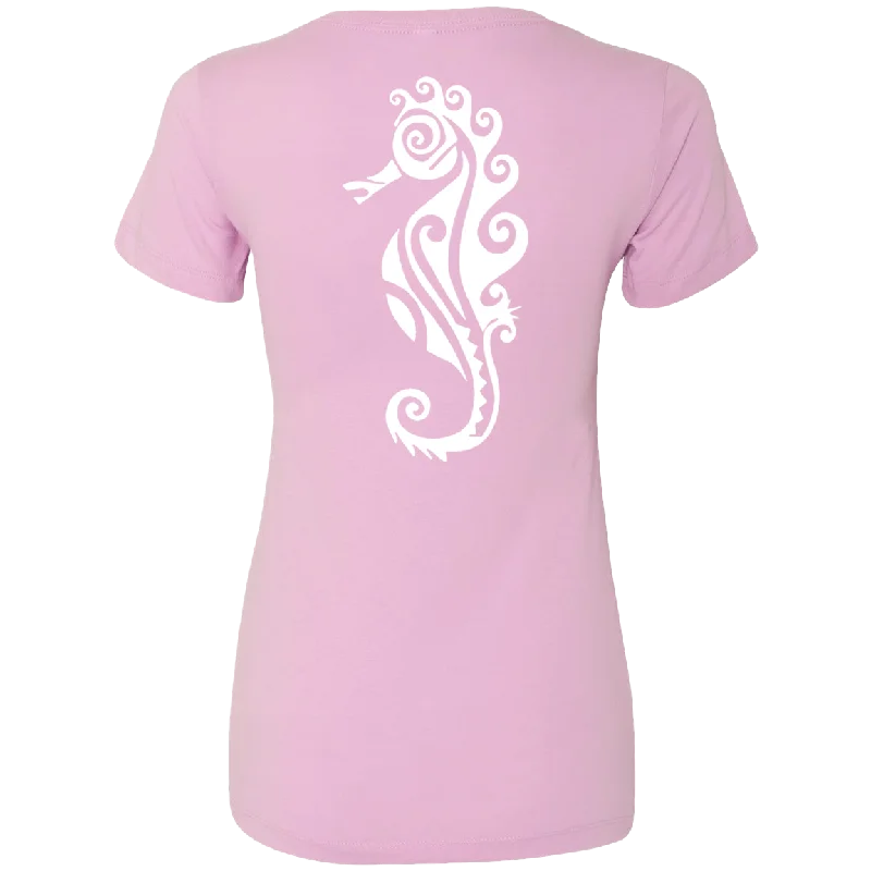 Women's Sea Horse V-Neck Tee