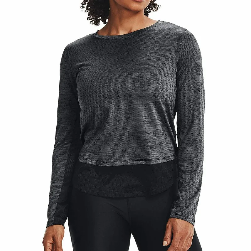 Under Armour Tech Vent Long Sleeve Womens Training Top - Black