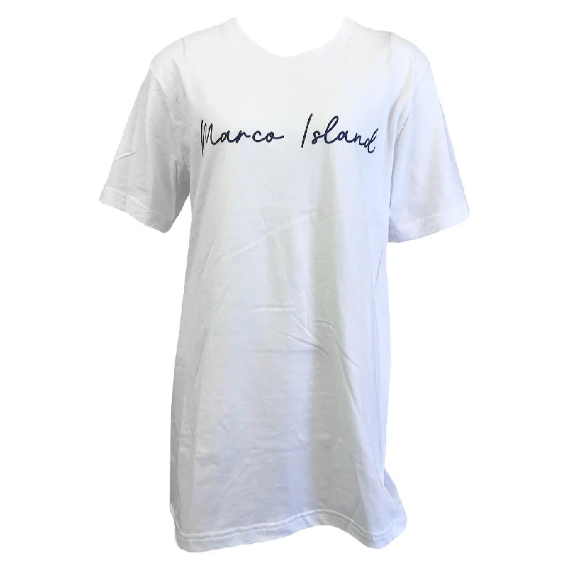 Island Trends Marco Island Crew Neck T-Shirt - White