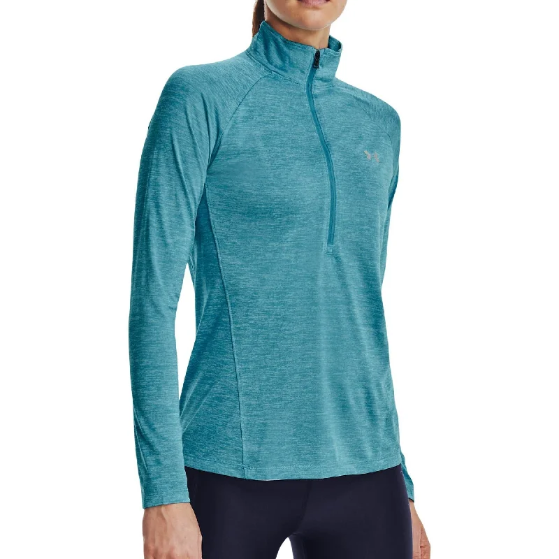 Under Armour Tech Twist Half Zip Long Sleeve Womens Training Top - Blue