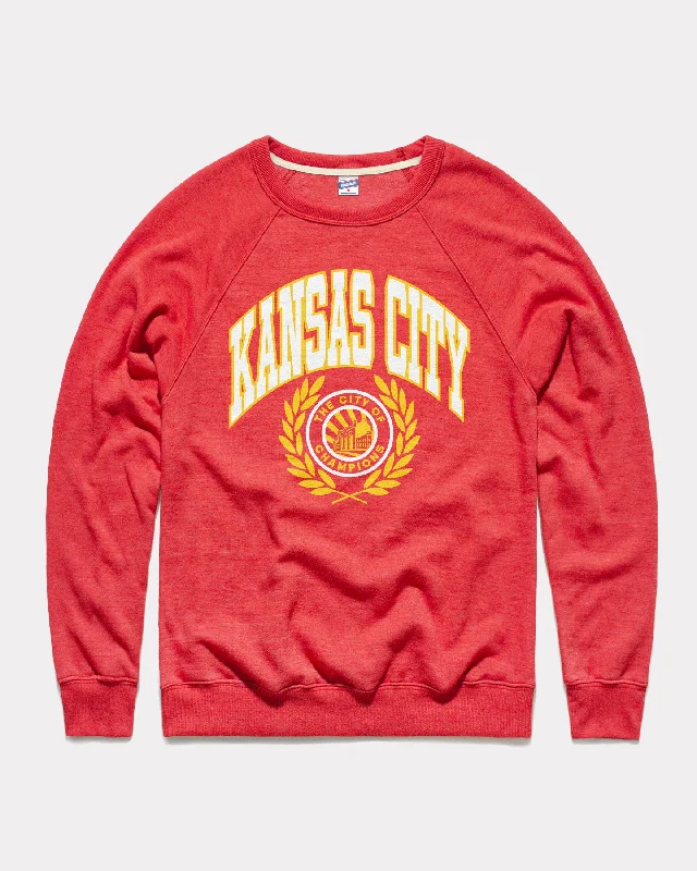 Kansas City Arch Seal Red Crewneck