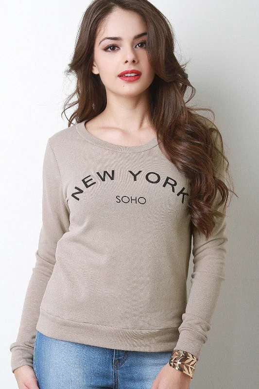 New York Soho French Terry Sweatshirt