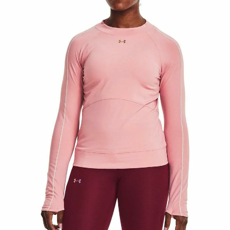 Under Armour Rush ColdGear Long Sleeve Womens Training Top - Pink