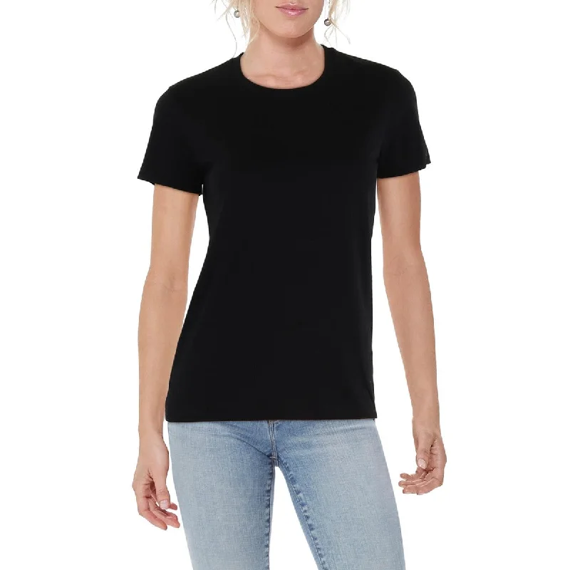 Womens Crew Neck T-Shirt Pullover Top