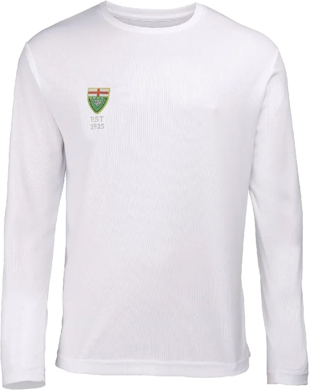 More Mile Vision ESAA Long Sleeve Running Top - White