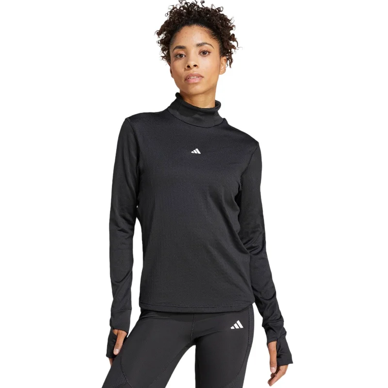 adidas Techfit COLD.RDY Womens Long Sleeved Funnel Neck Workout Top