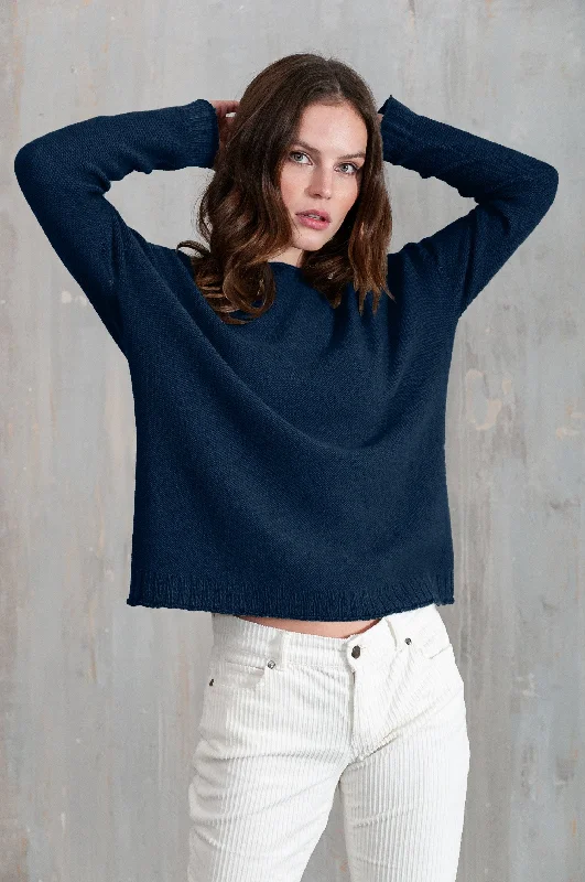 Mosshill Crew Neck Sweater - Abyss