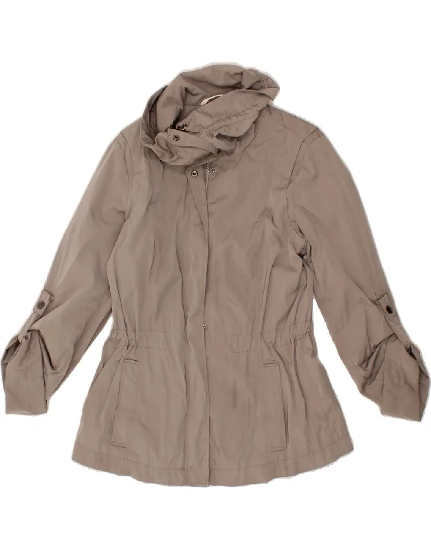 ESPRIT Womens Rain Jacket UK 10 Small Grey Polyester