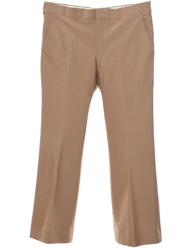 Light Brown Vintage Trousers - W35 L29