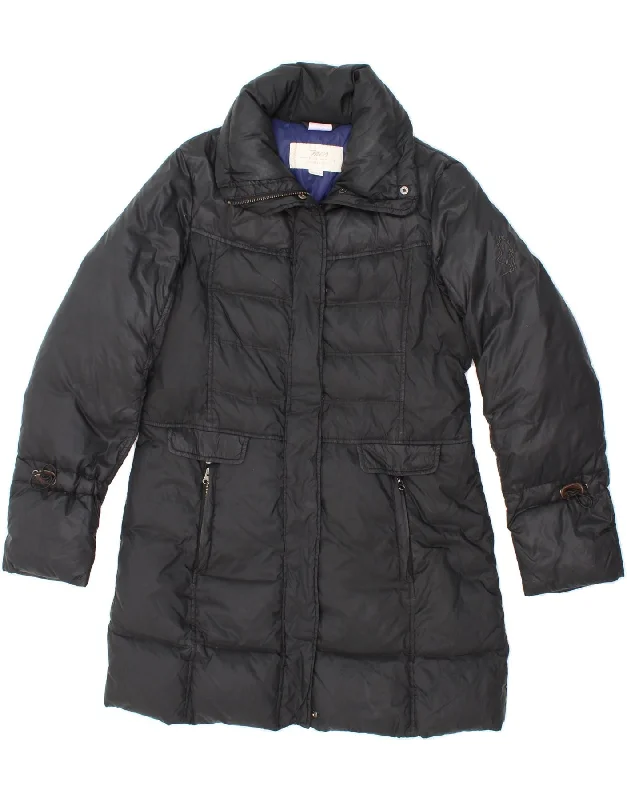 MARLBORO CLASSICS Womens Padded Coat EU 38 Medium Black Nylon