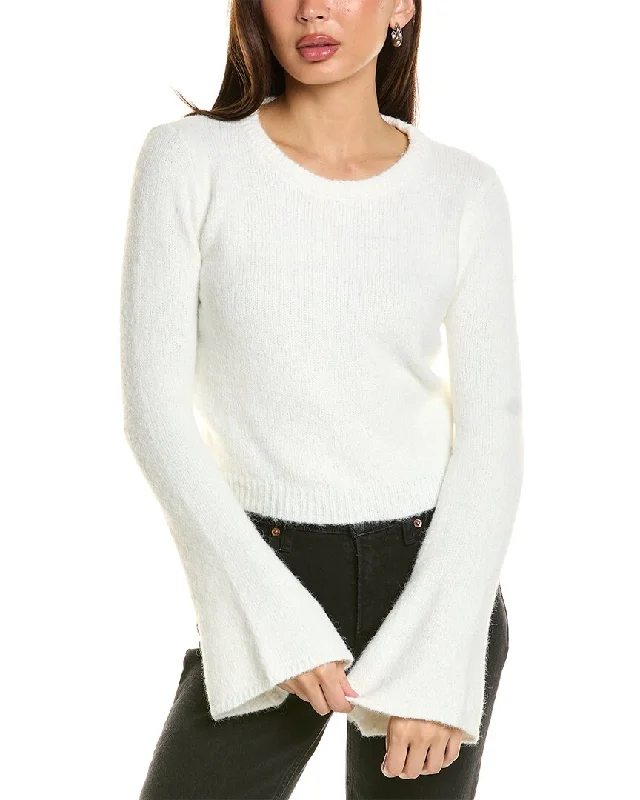 SERENETTE Fuzzy Crop Sweater