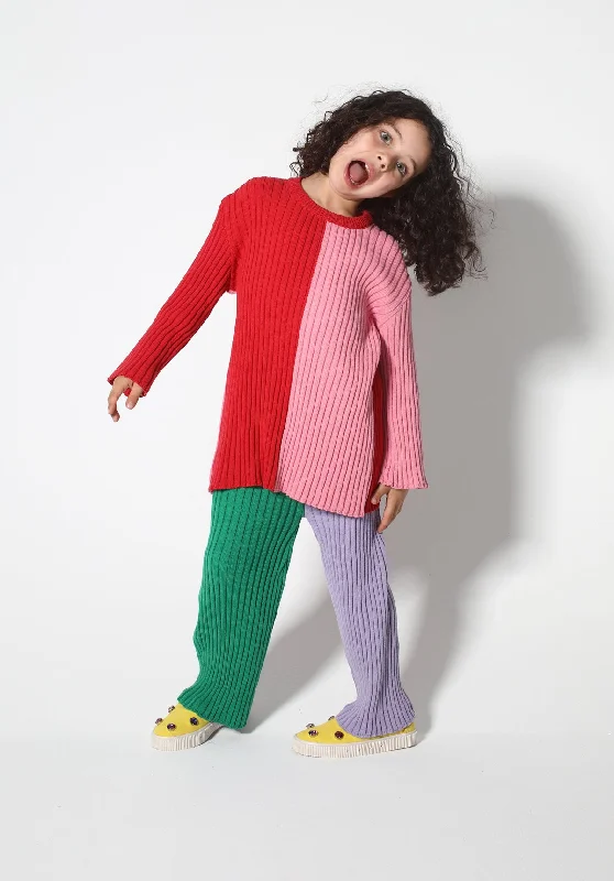 DUO COLOUR CREW NECK JUMPER