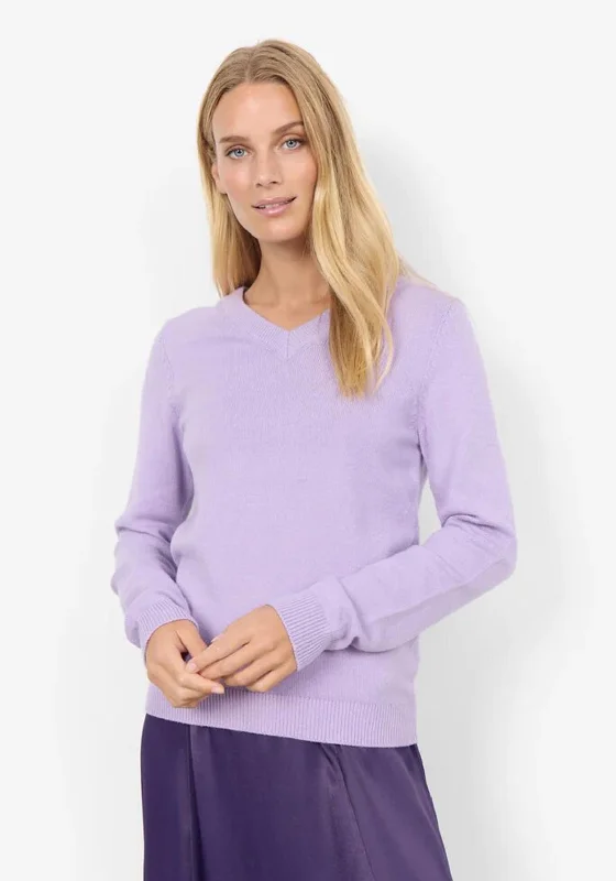 Soyaconcept Blissa V-Neck Sweater, Lilac