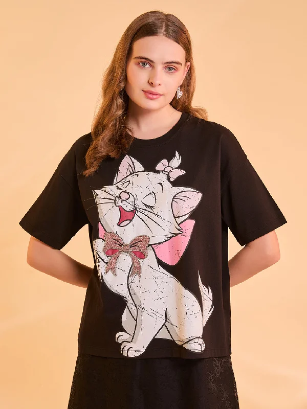 Aristocats © Disney Printed T-Shirt With Beadwork