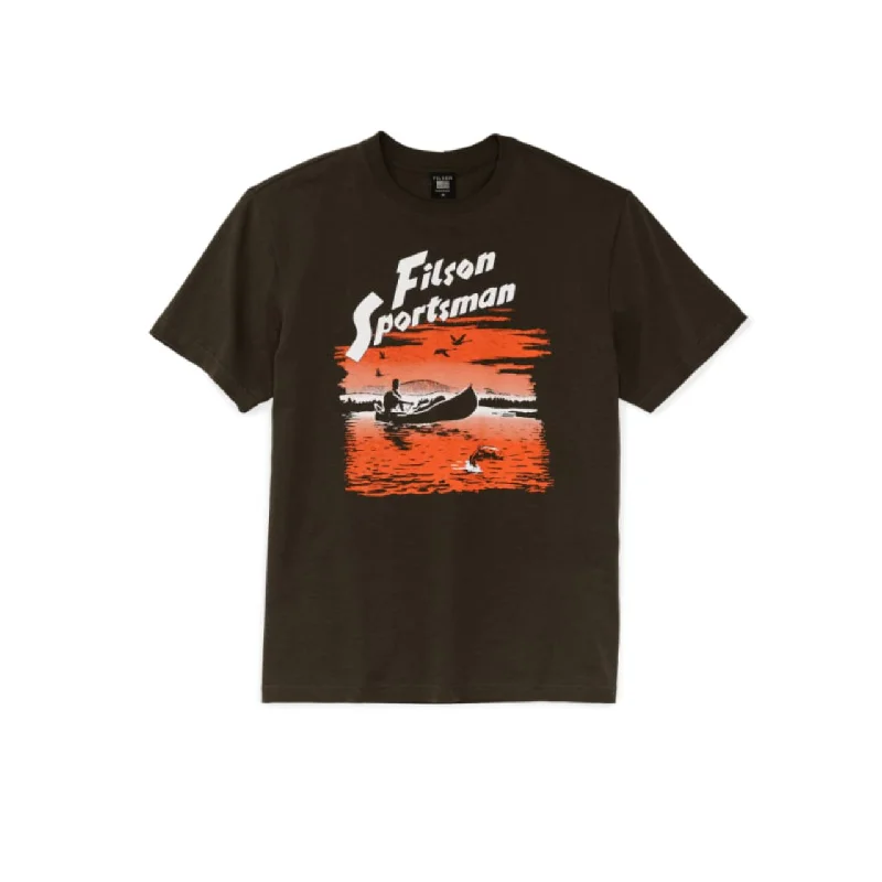 Pioneer Graphic T-Shirt (Coffee Canoe)