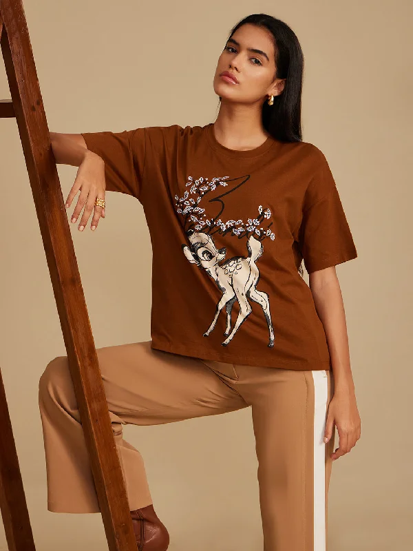 ©Disney Bambi Embroidered T-Shirt