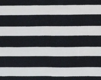 White/Black Stripe