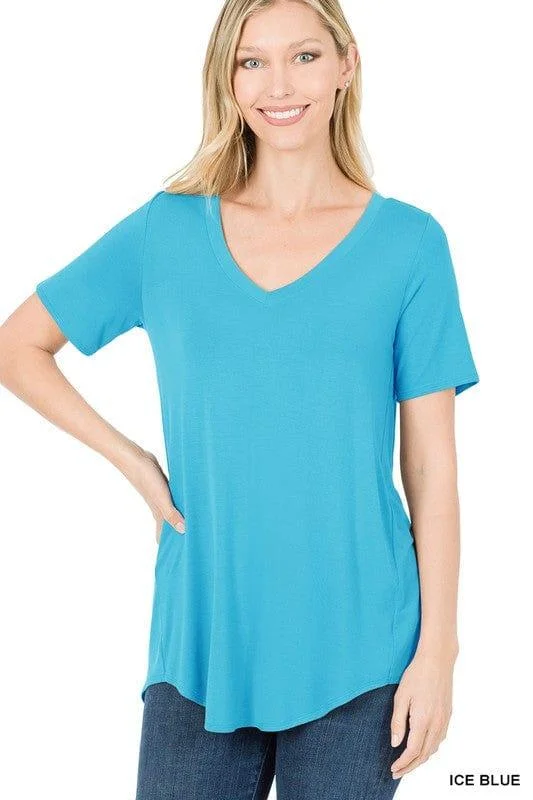 Staple T- best selling womens and plus size t-shirt- Ice Blue