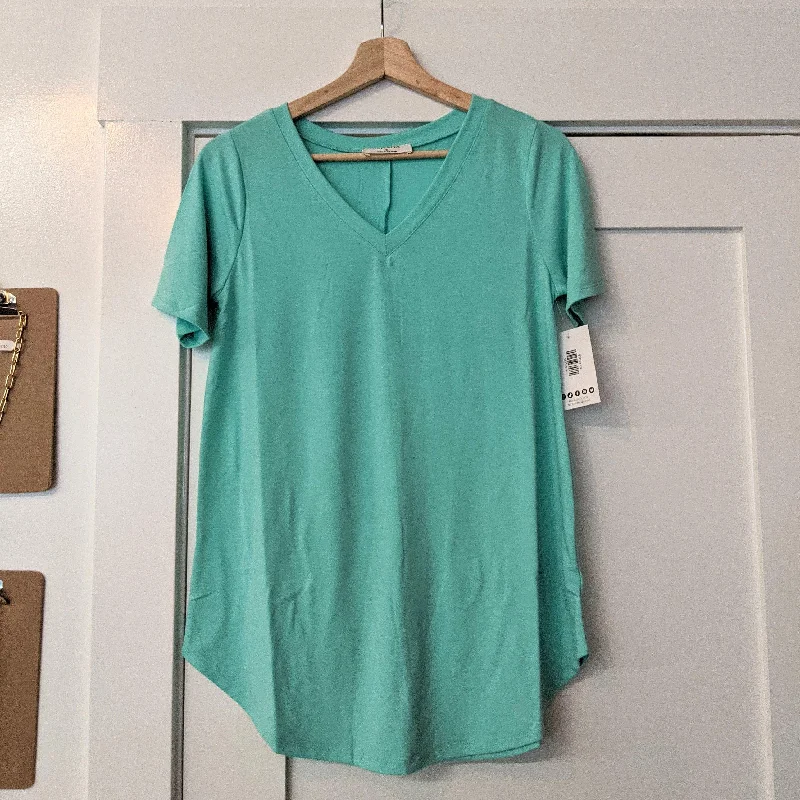 Staple T- best selling womens and plus size t-shirt In Aqua