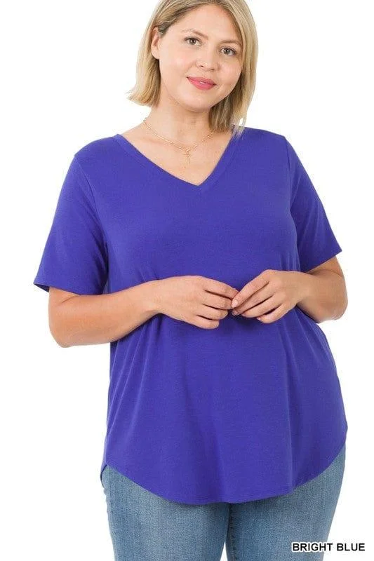 Staple T- best selling womens and plus size t-shirt In Cobalt