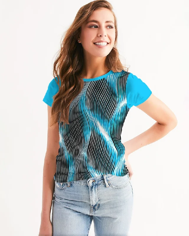 TRP Twisted Patterns 04: Weaved Metal Waves 01-02 Ladies Designer T-shirt