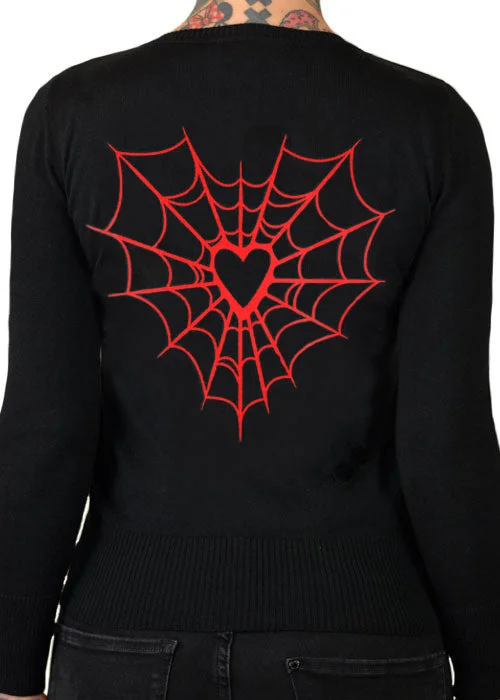 Heart Web Cardigan