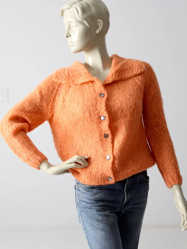 vintage 50s mohair cardigan