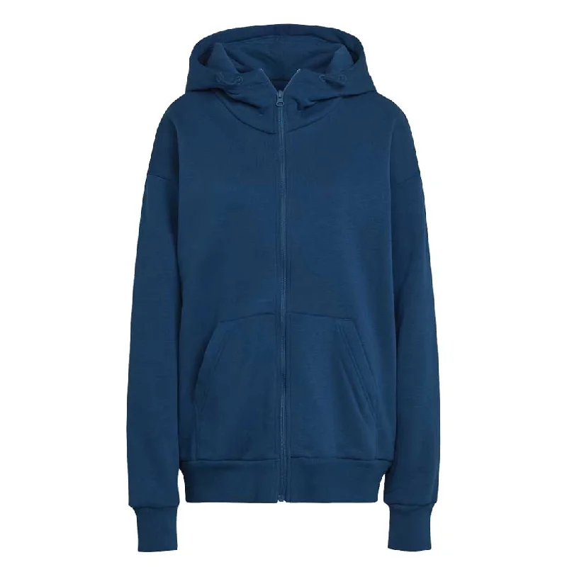 adidas - Women's Studio Lounge Fleece Full-Zip Hoodie (HN0687)