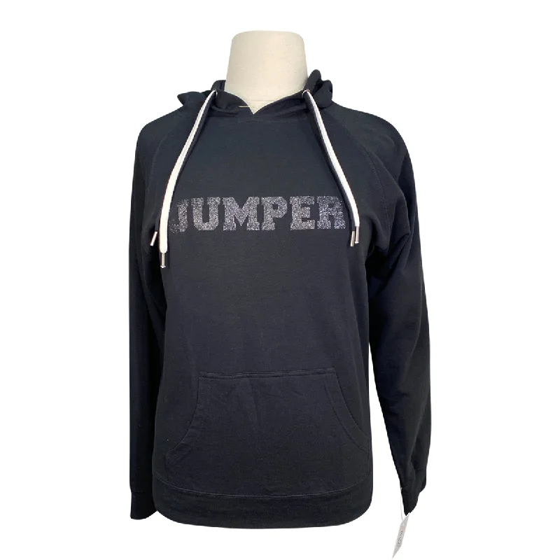 Equine & Design 'Jumper' Hoodie in Black - Women's Medium