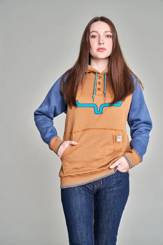 Kimes Ranch Womens Amigo Brown Cotton blend Hoodie