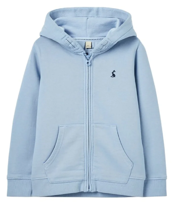 Joules Girl's Mayday Hoodie - Haze Blue