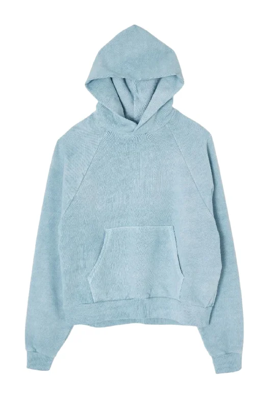 Women's Product Processing Hoodie In Ltblu