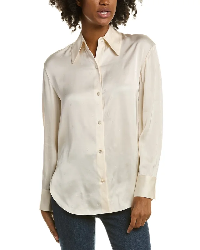 Vince Monogram Jacquard Shirt