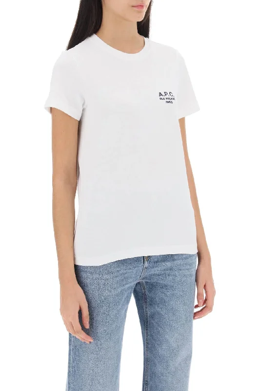 A.p.c. Denise T-Shirt With Logo Embroidery