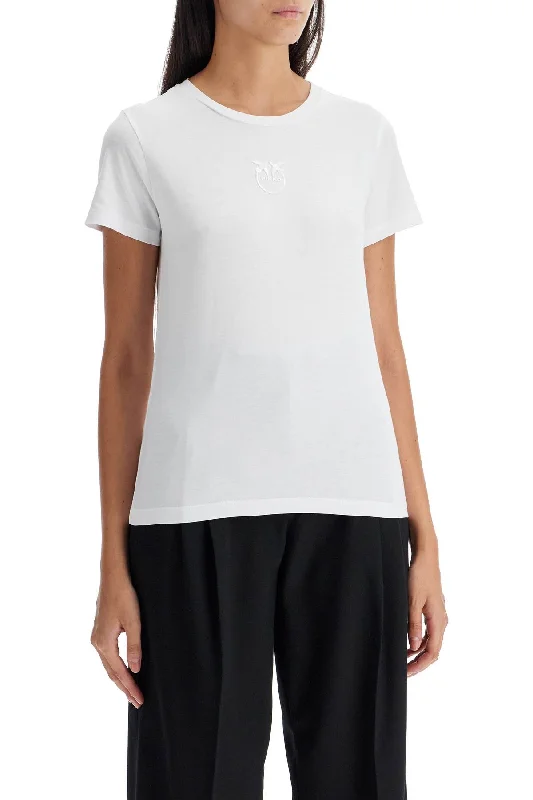 Pinko Short-Sleeved T-Shirt With Embroidery