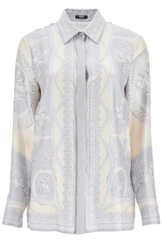 Versace Women's Silk Shirt The Cut Of The Gods