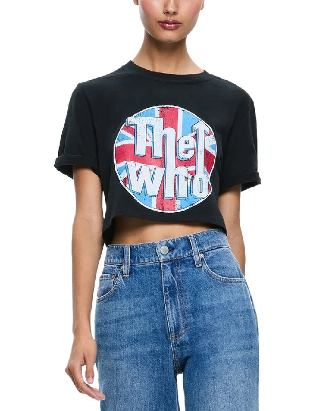 Alice + Olivia Maxie Cropped T-Shirt