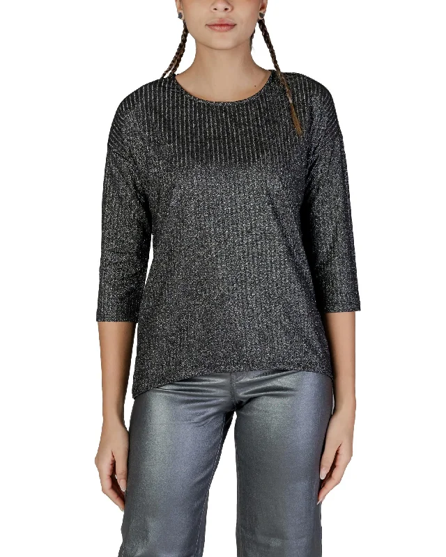 Vero Moda Plain Long Sleeve Round Neck T-shirt