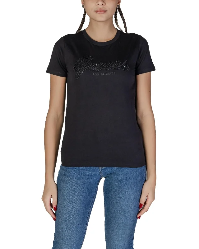 Guess Short Sleeve Round Neck Cotton T-Shirt