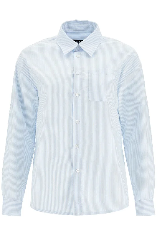 A.P.C. Women's Boyfriend Shirt With Pocket Detail