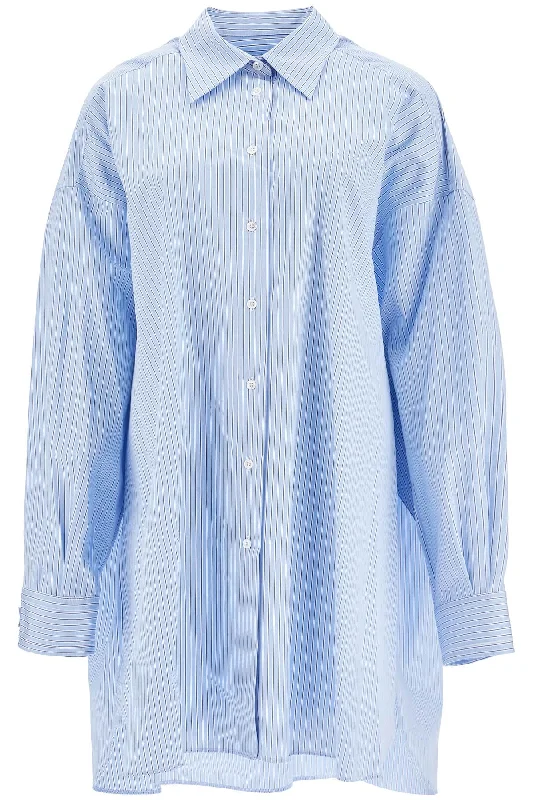 Maison Margiela Women's Striped Maxi Shirt For Women