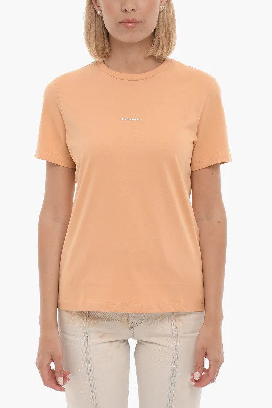 Holzweiler Solid Color SUZANA T-Shirt with Printed Logo S Standard size