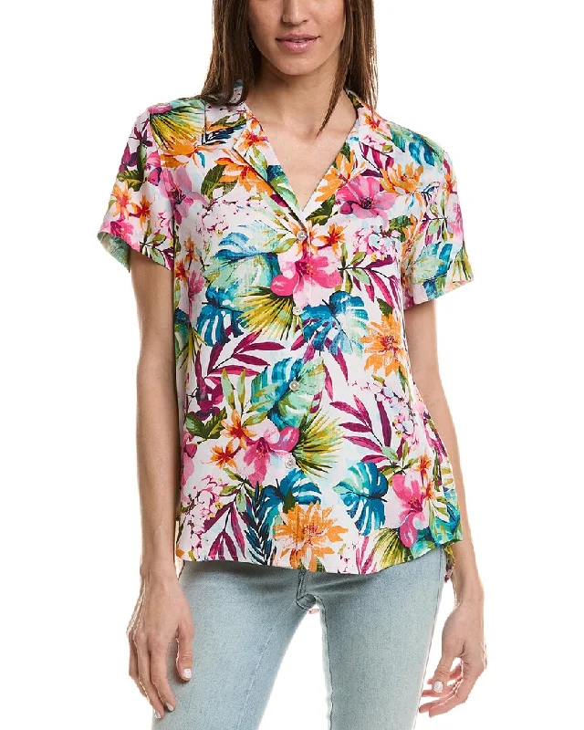 Tommy Bahama Garden Of Hope & Courage Silk Shirt