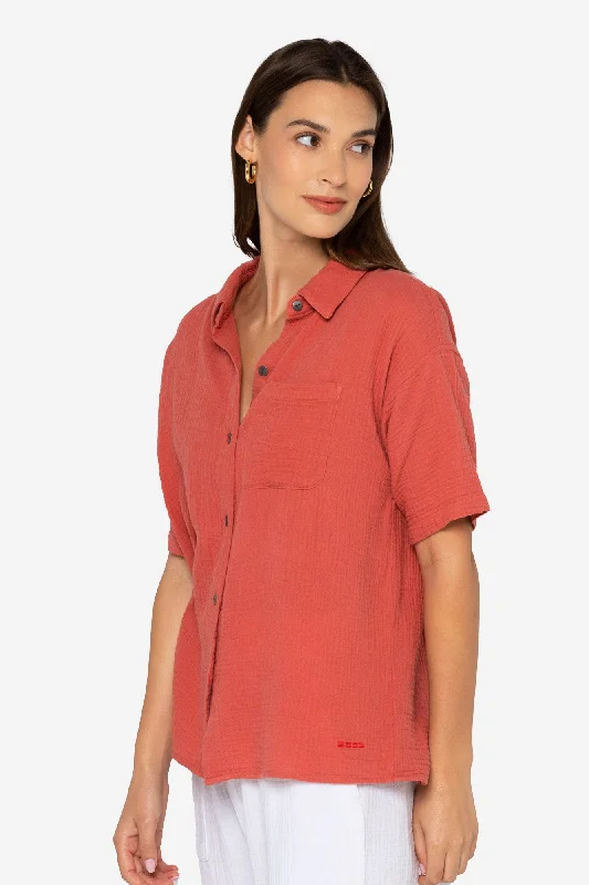 Boheme Slub Gauze Beach Shirt