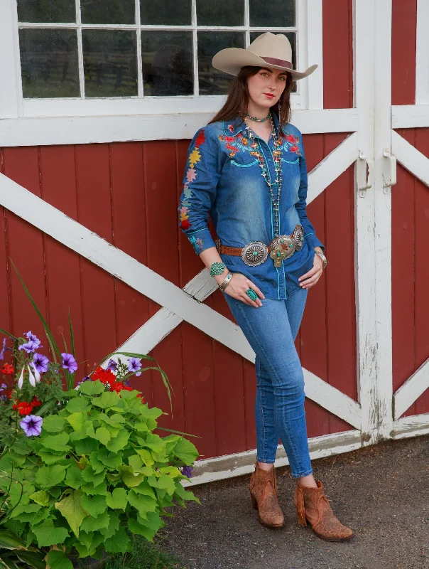 Tasha Polizzi - Anita Denim Western Shirt